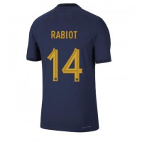Camisa de time de futebol França Adrien Rabiot #14 Replicas 1º Equipamento Mundo 2022 Manga Curta